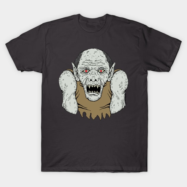 Ghoul Portrait Horror Art T-Shirt by AzureLionProductions